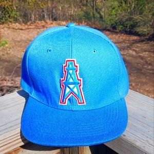 HOUSTON OILERS RETRO SNAPBACK HAT!!!
